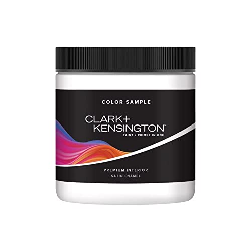 Clark+Kensington Ultra White Water-Based Paint Sample 8 Oz 