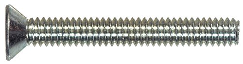 HILLMAN No. 10-32 Ga. X 1-1/4 in. L Phillips Flat Head Zinc-Plated Steel Machine Screws 1 Lb 1 Pk