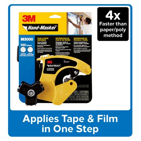 3M Hand-Masker Film and Painter S Tape Dispenser  M3000  11.1 in. X 9.3 in. X 4.6 in