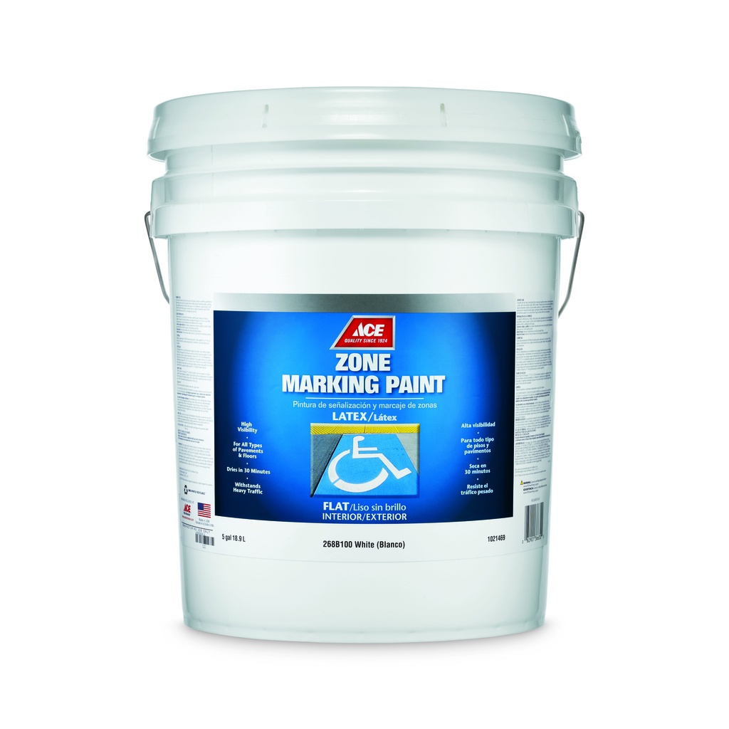 Ace White Zone Marking Paint 5 Gal