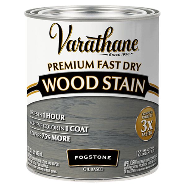 Varathane Fogstone Oil-Based Urethane Modified Alkyd Fast Dry Wood Stain 1 Qt