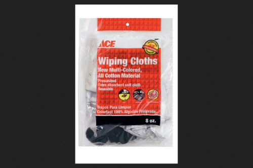 [Case of 24 Packs] Cotton Cleaning Cloth K-10467 (6 per Pack)