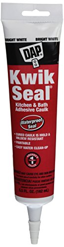 Kwik Seal 5.5 Oz. White Kitchen and Bath Adhesive Caulk (12-Pack)
