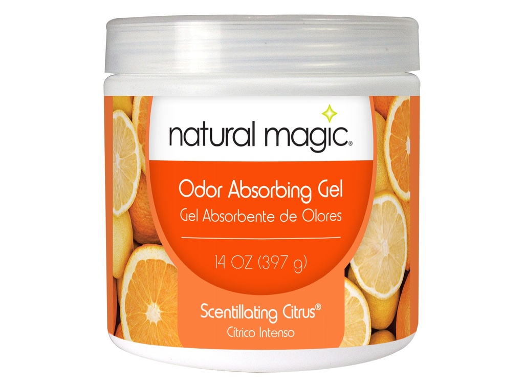Gonzo Natural Magic Citrus Scent Odor Absorber 14 Oz Gel