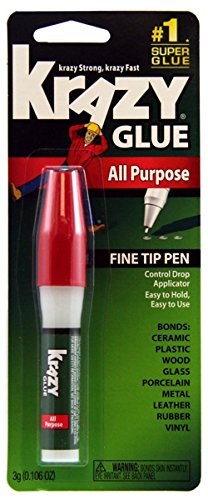Krazy Glue KG82448R Instant Crazy Glue All Purpose Pen 0.106-Ounce