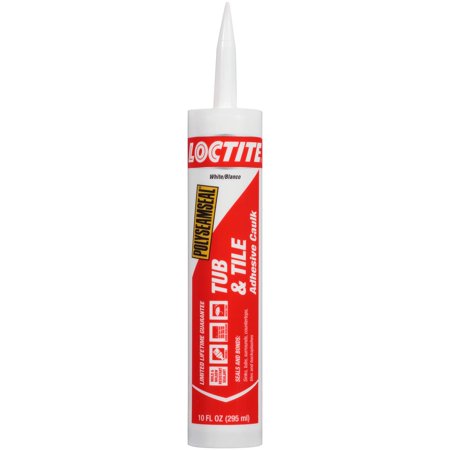 Loctite Polyseamseal White Acrylic Latex Tub and Tile Adhesive Caulk 10 Oz