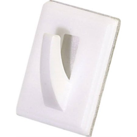 122301 White Adhesive Plastic Utility Hook