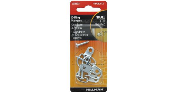 RING HANGERS  ZINC PLATED PK4