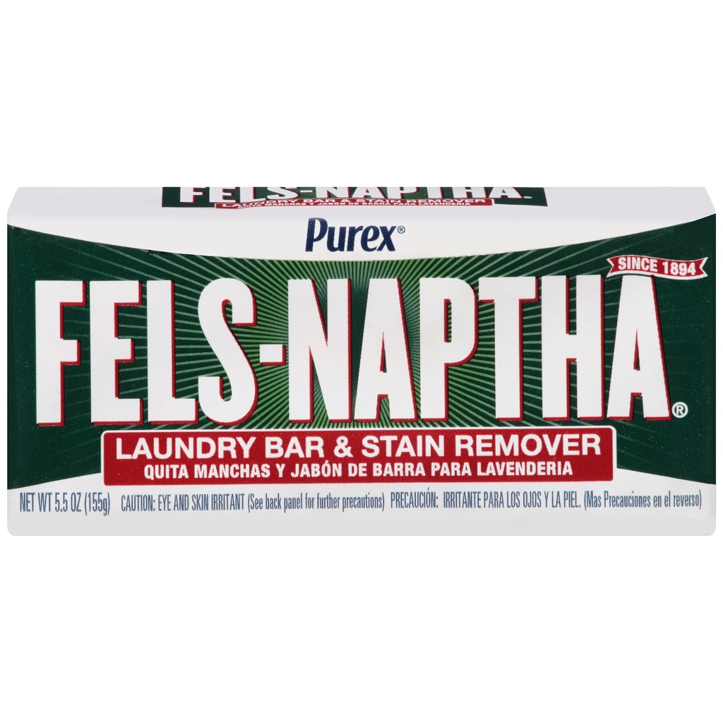 Purex Fels-Naptha Fresh Scent Laundry Stain Remover Bar 5 Oz.