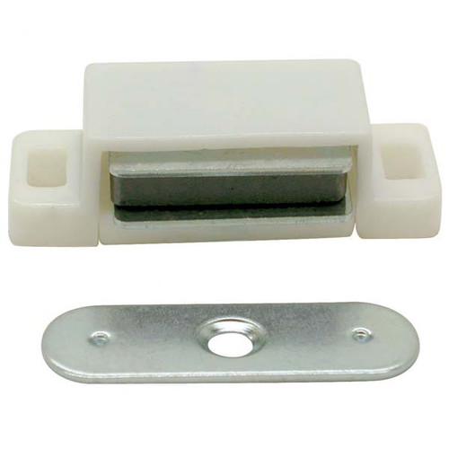 Ultra White Designers Edge Plastic Magnetic Catch 13502