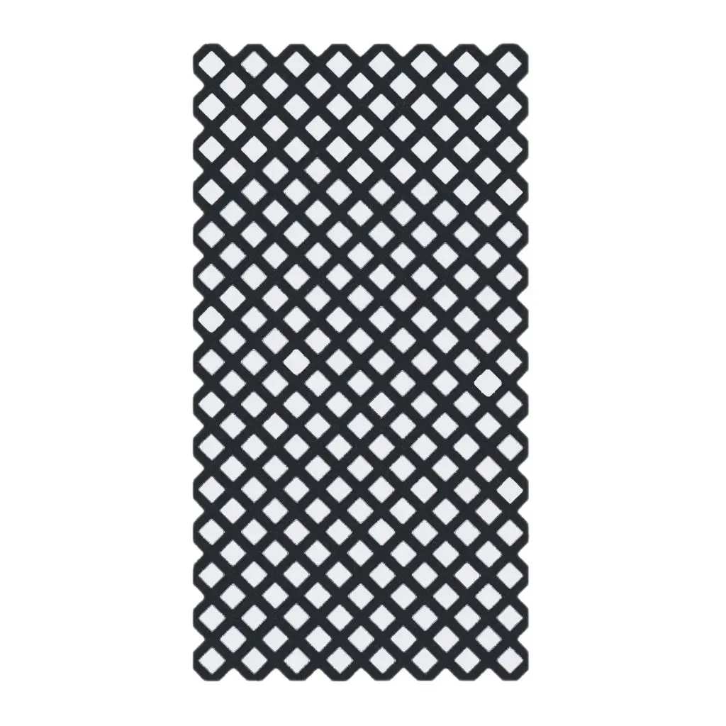 PANEL LAT. PVC REG BLACK 4X8