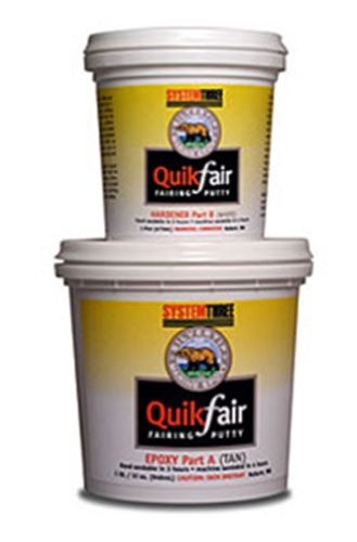 QuikFair Epoxy Fairing Putty, 1.5 Pint Kit