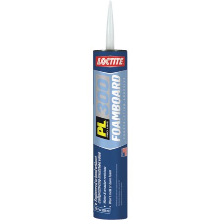 Loctite PL 300 Foamboard Acrylic Latex Construction Adhesive 28 Oz.