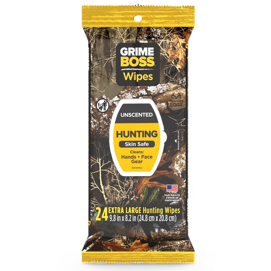 24-Count Realtree Unscented Hand Wipes