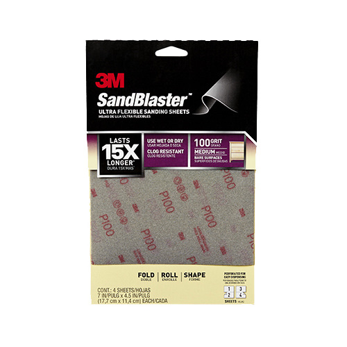 [1565092] 3M COMPANY 28100SB-UF4 4PK 100Grit Sandpaper