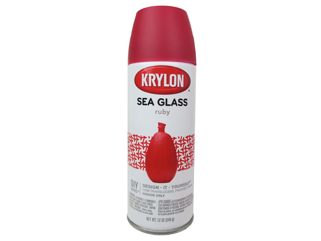 [1586262] Krylon Sea Glass 12oz Ruby