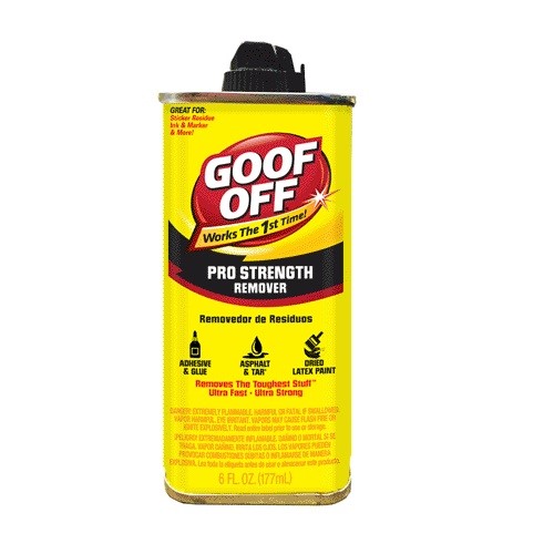 [1595818] Goof Off Pro Strength Liquid Adhesive Remover 6 Oz