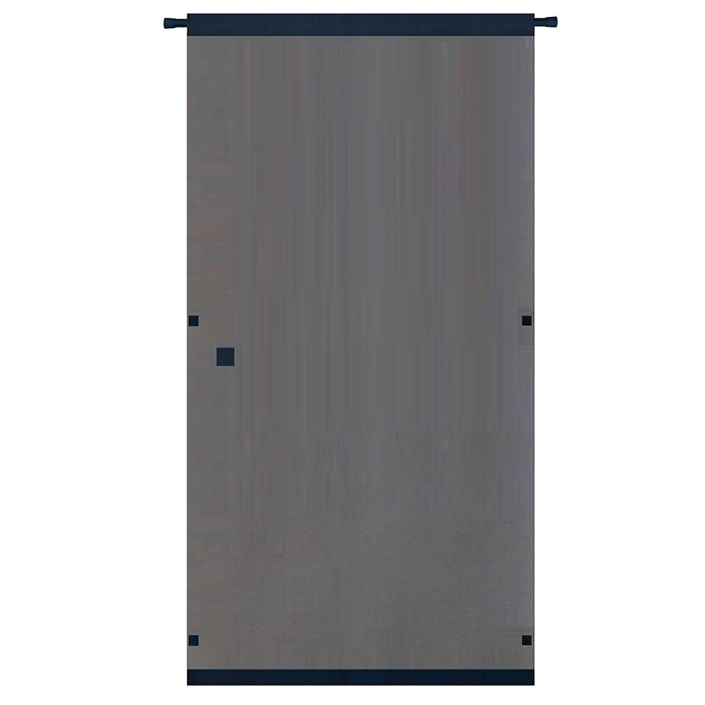 [160172] 36in. X 80 in. Black Easy to Install Instant Screen Door with Hardware Included