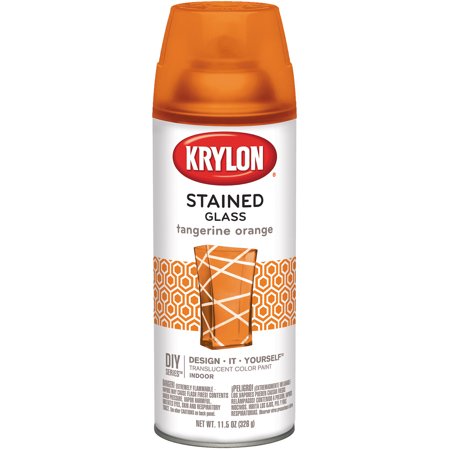 Krylon Stained Glass Paint 11.5oz Tangerine Orange