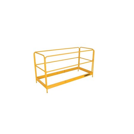 Metaltech Steel Yellow Scaffolding Guard Rail 1 Pk