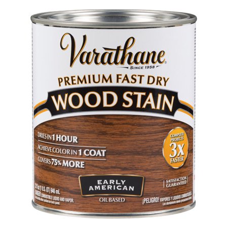 [1615293] Varathane Premium Early American Oil-Based Fast Dry Wood Stain 1 Qt