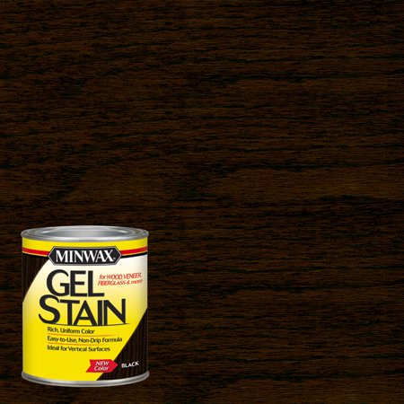 GEL STAIN BLACK 1QT