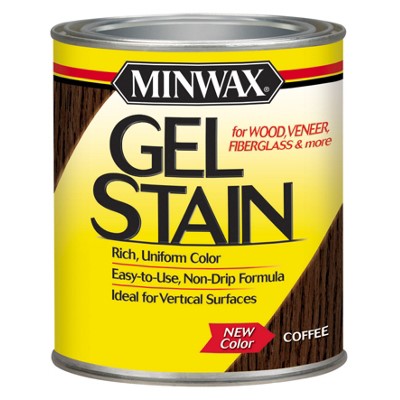 Minwax Gel Stain Semi-Transparent Coffee Oil-Based Gel Stain 1 Qt