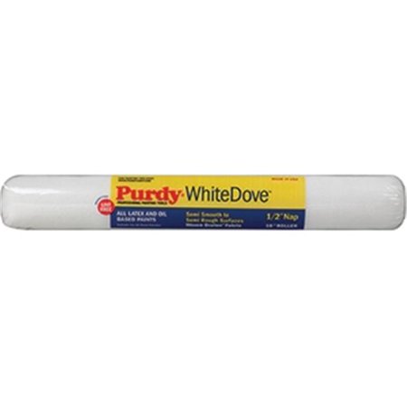Purdy White Dove Woven Fabric 18 in. W X 1/2 in. Paint Roller Cover 1 Pk