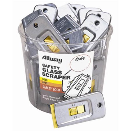 [1666163] Allway Steel Retractable Glass Scraper