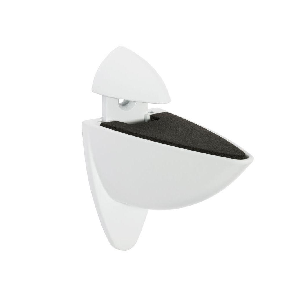 ARA 0.24 in.-1 in. White Adjustable Shelf Bracket