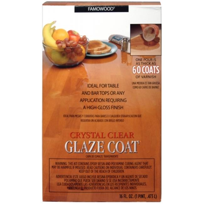 Famowood 5050060 Glaze Coat Epoxy Adhesive Kit - Pint Clear