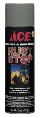 [17139] KRYLON I00036A00 RUST STOP MACHINE & IMPLEMENT ENAMEL 15 Oz. - FORD GRAY
