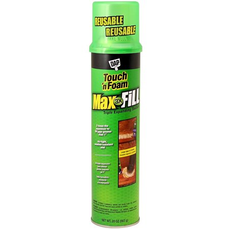Touch 'n Foam Max Fill Tan Polyurethane Foam Sealant 20 Oz