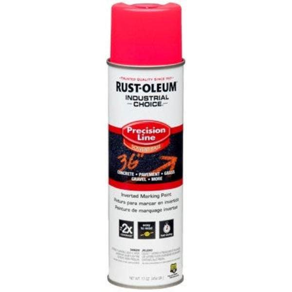 17 Oz. Rust-Oleum Fluorescent Pink M1600 System SB Precision Line Marking Paint