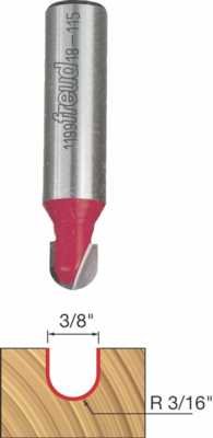 Freud 3/16 in. Radius Round Nose Bit with 1/2 in. Shank - 18-115