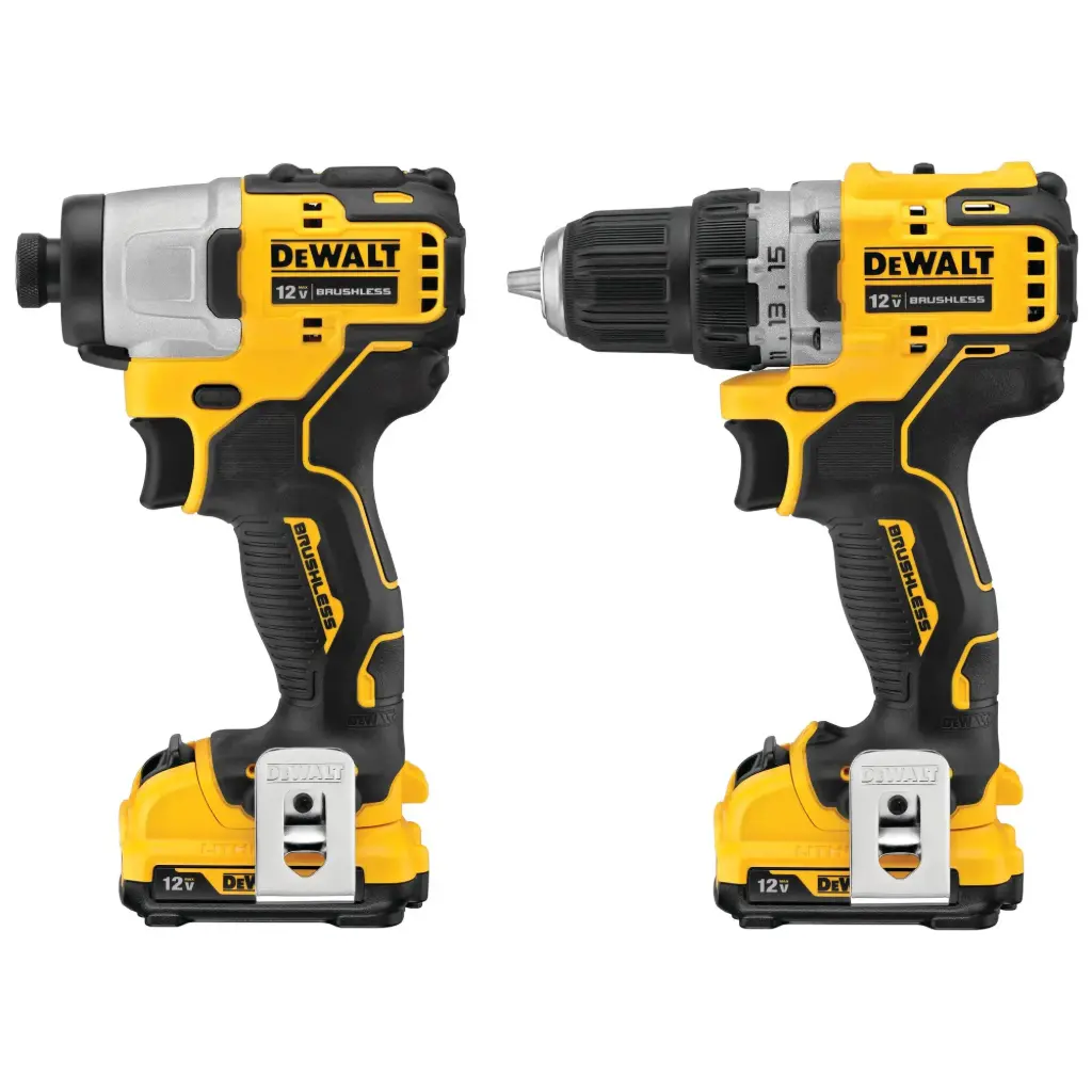DEWALT DRILL/IMPCT KIT 12V XTRM