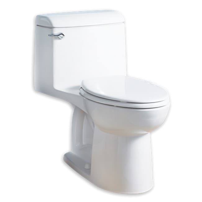 American Standard 2004.314 Champion 4 Elongated One-Piece Toilet with EverClean Surface Siphon Jetted Bowl and Seat White Toilets and Bidets Toilets