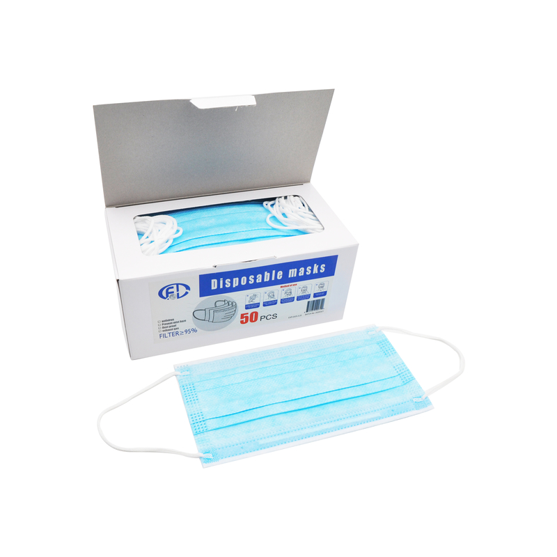 Florida Disposable Mask Blue 50 Pk