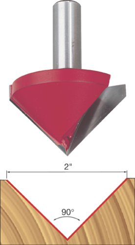 Freud 2 in. (Dia.) V Grooving Bit with 1/2 in. Shank - 20-120