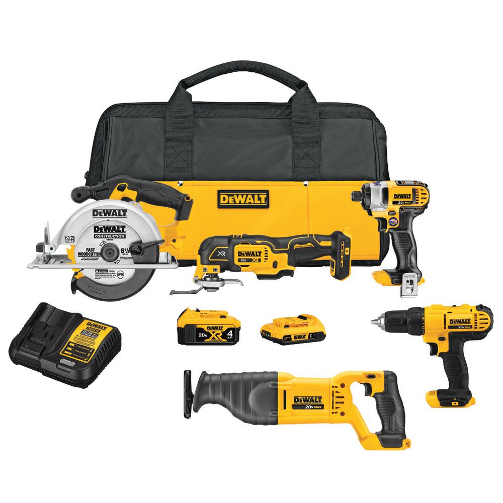 DEWALT CMBO KIT 5TL 20V MAX