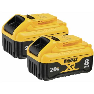 [2015257] 20V MAX XR BATT 8AH 2PK