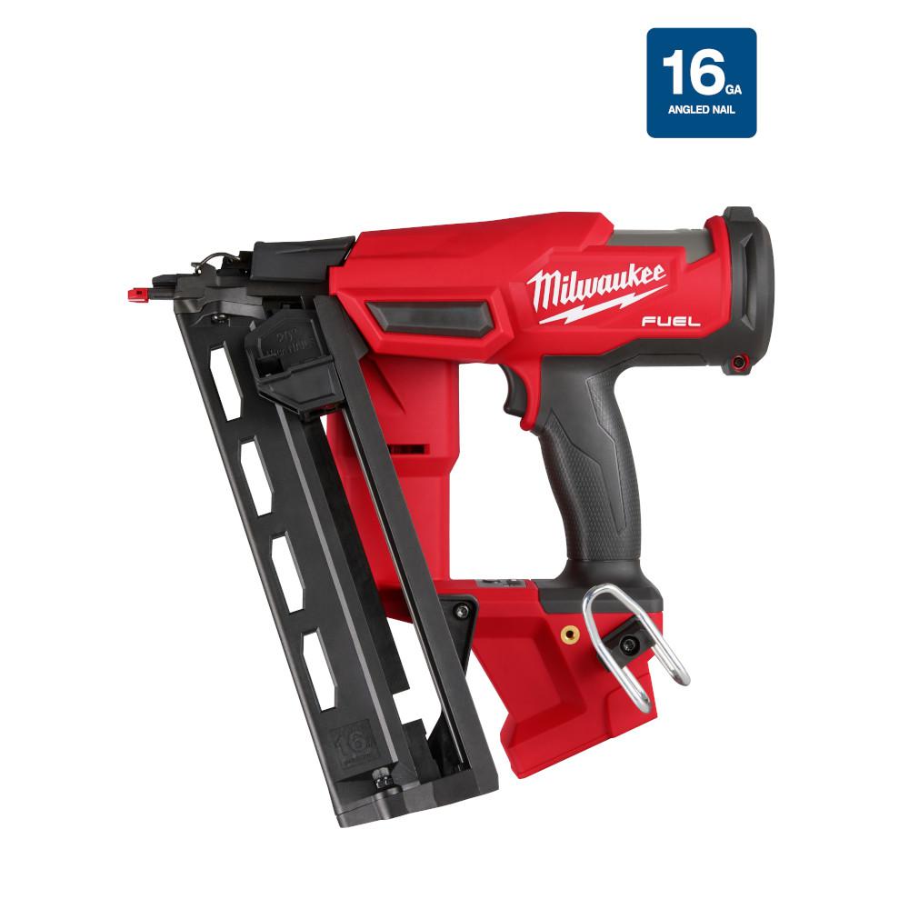 Milwaukee M18 FUEL 16 Ga. 18 Volt Brushless 20 Deg Angled Finish Nailer