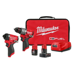 [2026860] Milwaukee M12 FUEL Cordless Brushless 2 Tool Combo Kit