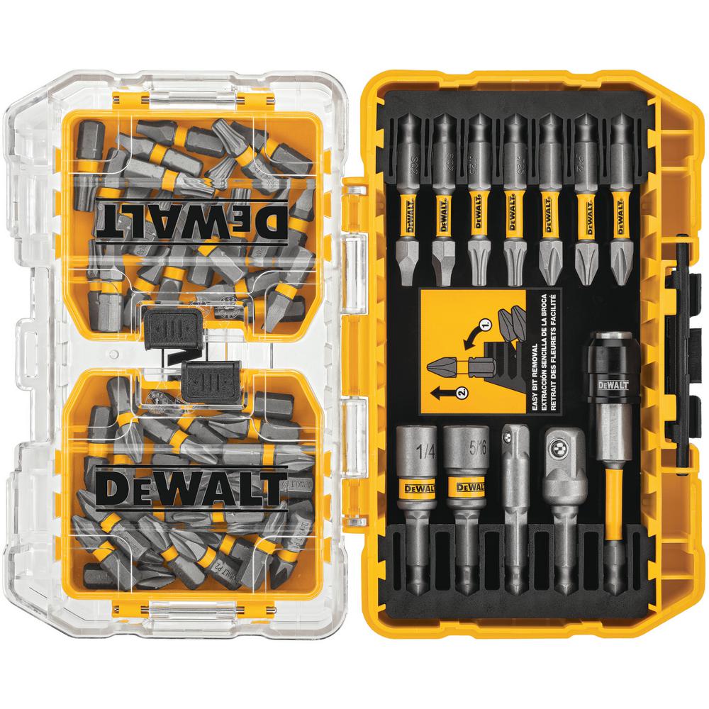 [2029736] DeWalt Maxfit Screwdriver Bit Set Steel 60 Pc