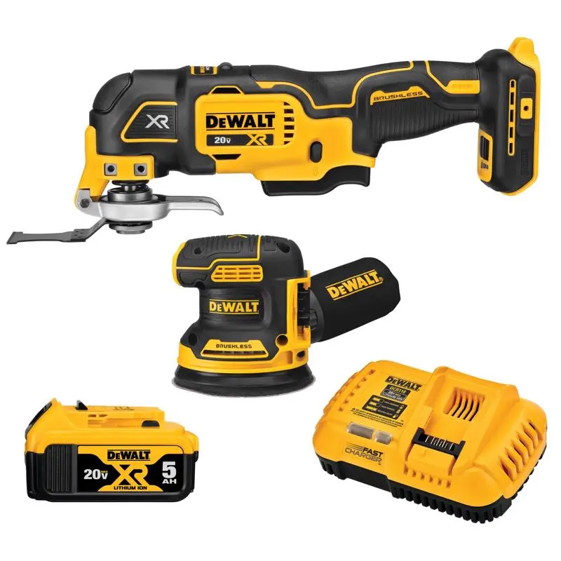 DeWalt 20V MAX XR Cordless Brushless 2 Tool Combo Kit 