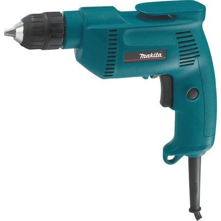 [20425] 4.9 Amp 3/8 in. Corded Low Noise (79dB) Variable Speed Drill with Keyless Chuck and Hard Case