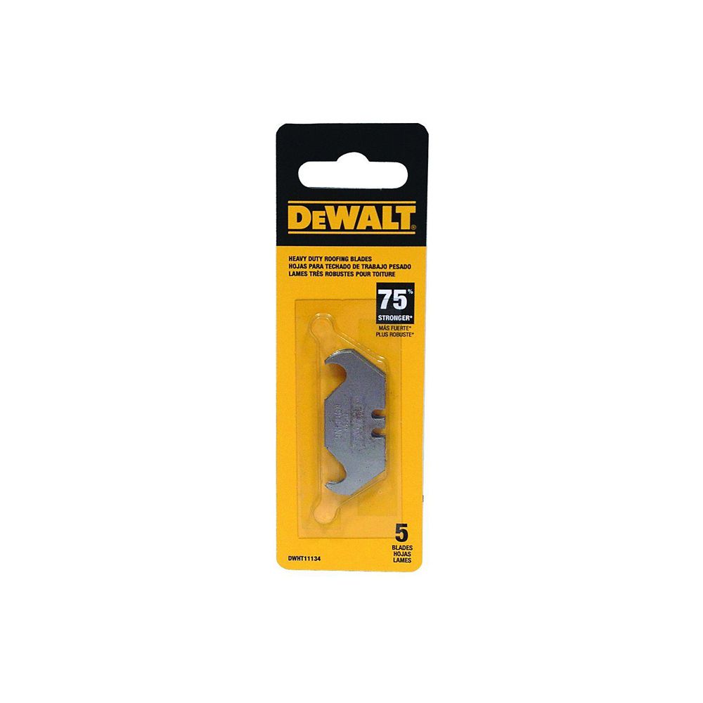 [20538] DeWalt Steel Regular Duty Hook Replacement Blade 2-1/16 in. L 5 Pc