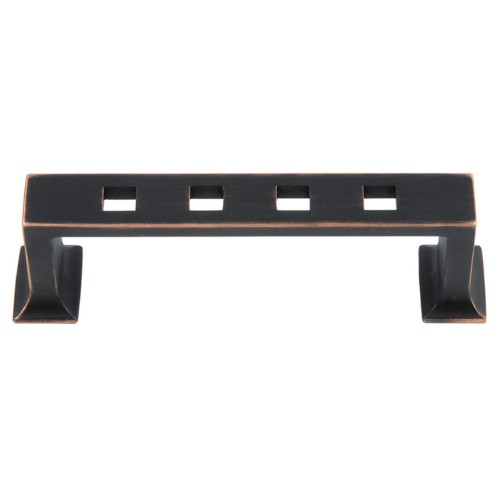 [215VB] Atlas Homewares 215 Craftsman 5 Inch Center to Center Handle Cabinet Pull Venetian Bronze Cabinet Hardware Pulls Handle