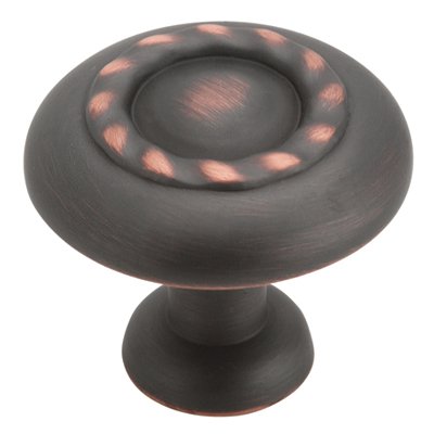 Amerock BP1585 Inspirations 1-1/4 Inch Mushroom Cabinet Knob Oil Rubbed Bronze Cabinet Hardware Knobs Mushroom