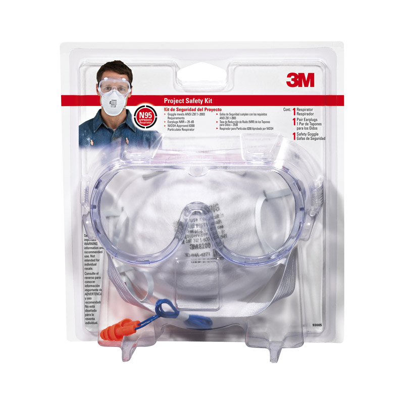 3M Clear Lens Clear Frame 1 Pc